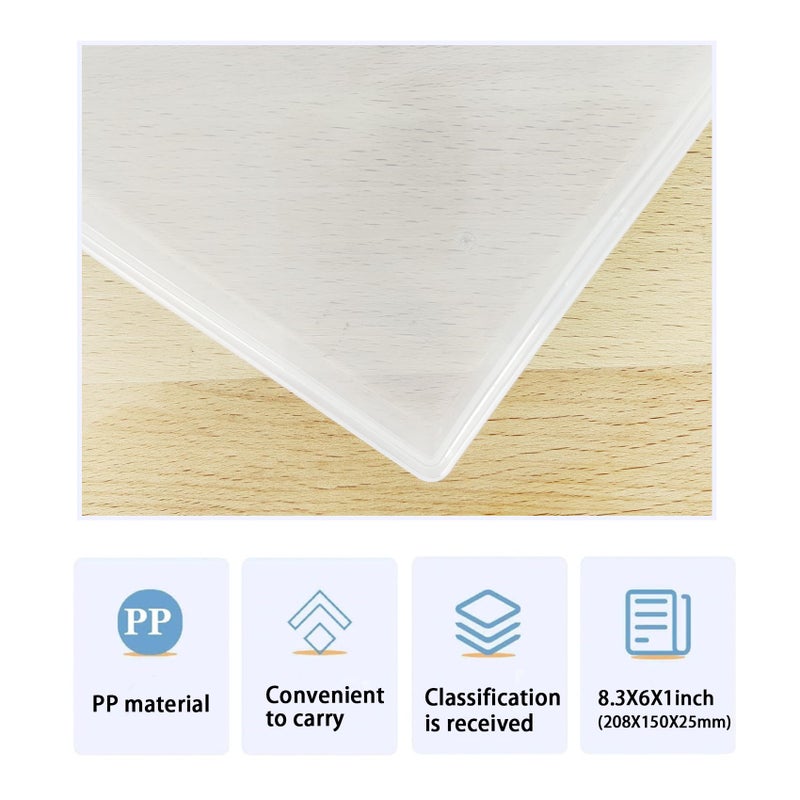Aventik Super Large Capacity Fly Boxes Slim Foam Clear Lid PP Collection Fishing Boxes Competition Fishing Hook Tackle Boxes(24MB) - Image 4